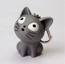 gatito led gris